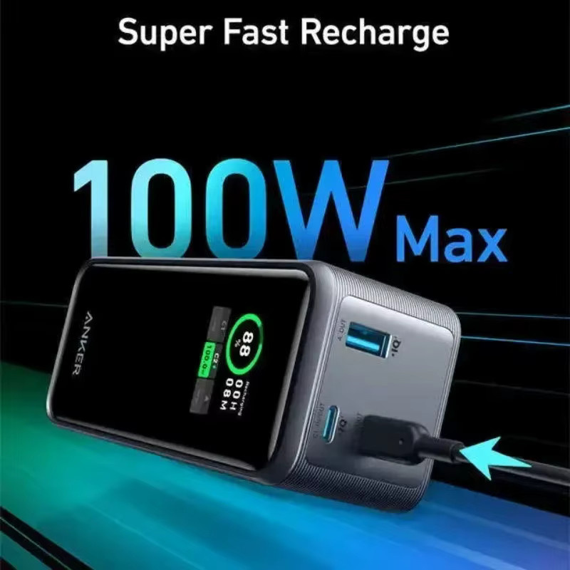 Anker Prime Tragbare Powerbank 12000mAh Externer Akku mit Schnellladefunktion in Schwarz - Bild 3