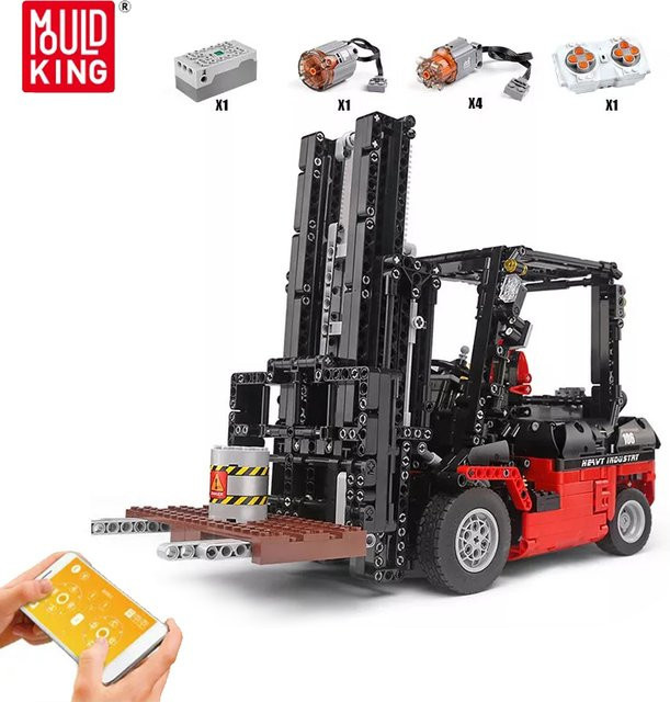 Mould King 13106 Lift Truck Building Set mit Motor und APP Remote Control - Bild 1