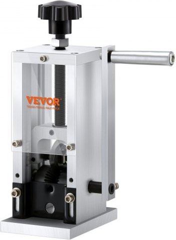VEVOR Kabelschälmaschine aus Aluminiumlegierung in Silber, manuell oder mit Bohrmaschine betrieben, für Kabel von 1,5-30 mm, B/T/H: 13,0 x 13,0 x 30,0 cm - Bild 1