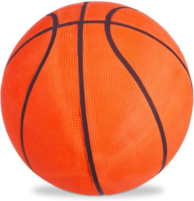 Relaxdays Basketball Gummi orange schwarz - Bild 1