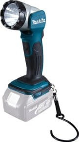 Makita DEADML802 Akku-Handleuchte 18V LED Arbeitsleuchte Schwarz und Türkis mit verstellbarem Haken - Bild 1