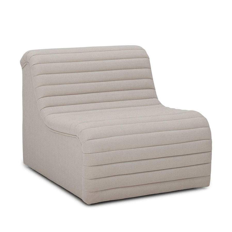 Bloomingville Lounge Stuhl Allure in Beige aus Polyester mit Armlehnen - Bild 1