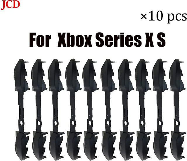 JCD Ersatz-Reparaturkit für Xbox One, Xbox Series X/S und Xbox Elite Controller – 10 Stück RB LB Bumper Trigger Buttons in Schwarz - Bild 1