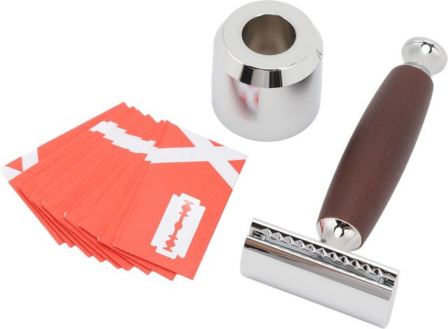 Koogeelife Rasier-Set mit Holzgriff, Unisex - Bild 1