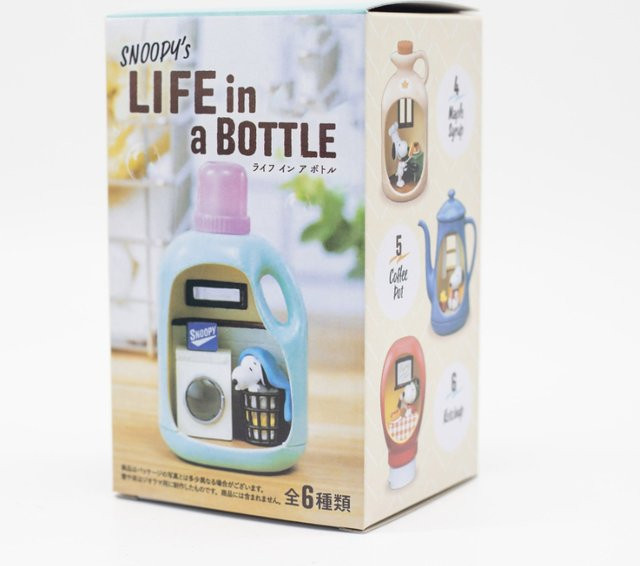 Re-ment Snoopy's Life in A Bottle Blind Box, Snoopy Anime-Figur, Einzelfigur - Bild 1