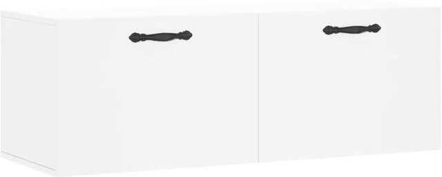 vidaXL Wandschrank Weiß aus Holzwerkstoff B/H/T: 100 x 36,5 x 35 cm - Bild 1