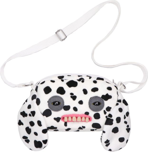 Fugglers Plüsch Umhängetasche, Hässliche Zähne Monster, White - Bild 1