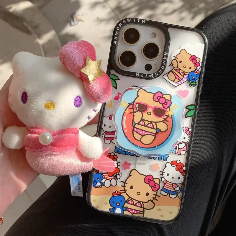 Sanrio Hello Kitty Handyhülle mit magnetischem MagSafe Wireless Charge Support für iPhone 16 15 14 13 12 11 Pro Max in Multicolour - Bild 5