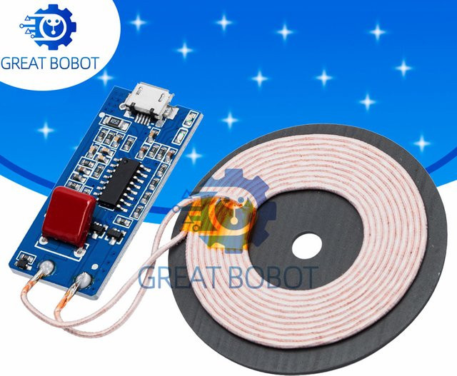 Baishundianzi 5W kabelloses Ladegerät mit Micro USB Anschluss für universelle Schnellladung - Bild 1