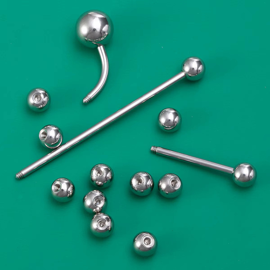 HONGTU BOBY JEWELRY Piercing Ersatz Ball, Edelstahl, Unisex - Bild 2
