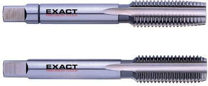 Exact 00514 Handgewindebohrer-Set 2teilig metrisch fein Mf18 2mm HSS Rechtsschneidend DIN 2181 Silber - Bild 1