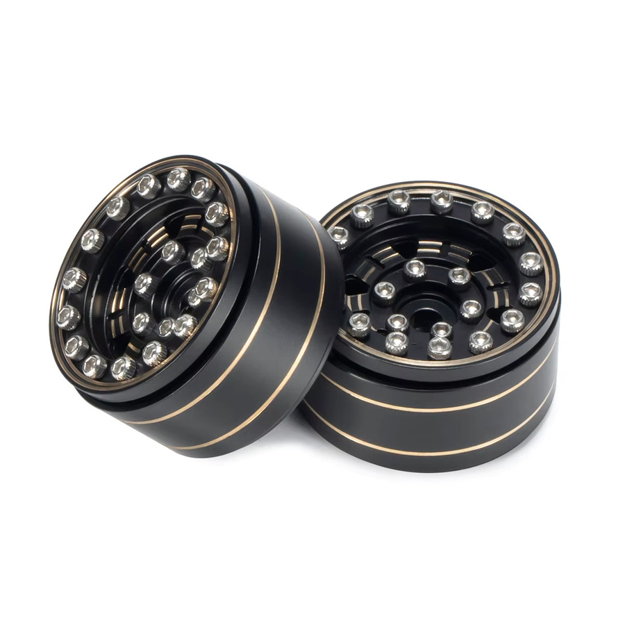 MALOM RC Beadlock-Felgen, 4-teiliges Set, Messingreifen, 50*20mm - Bild 2
