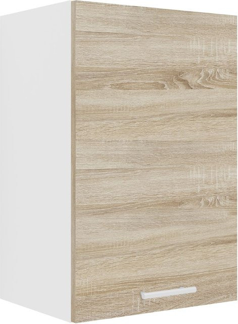 VCM Hängeschrank Esilo in Beige mit Holztür, B/H/T: 40 x 60 x 31 cm - Bild 1