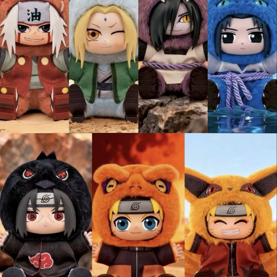 Bandai Naruto Shippuden Vinyl-Plüsch Blind Box, Plüschfigur - Bild 1