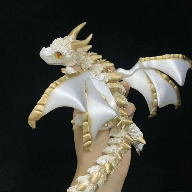 Discover Intime Wyvern-Drache, 3D-gedrucktes Modell, Fantasy, ab 14 Jahren - Bild 1