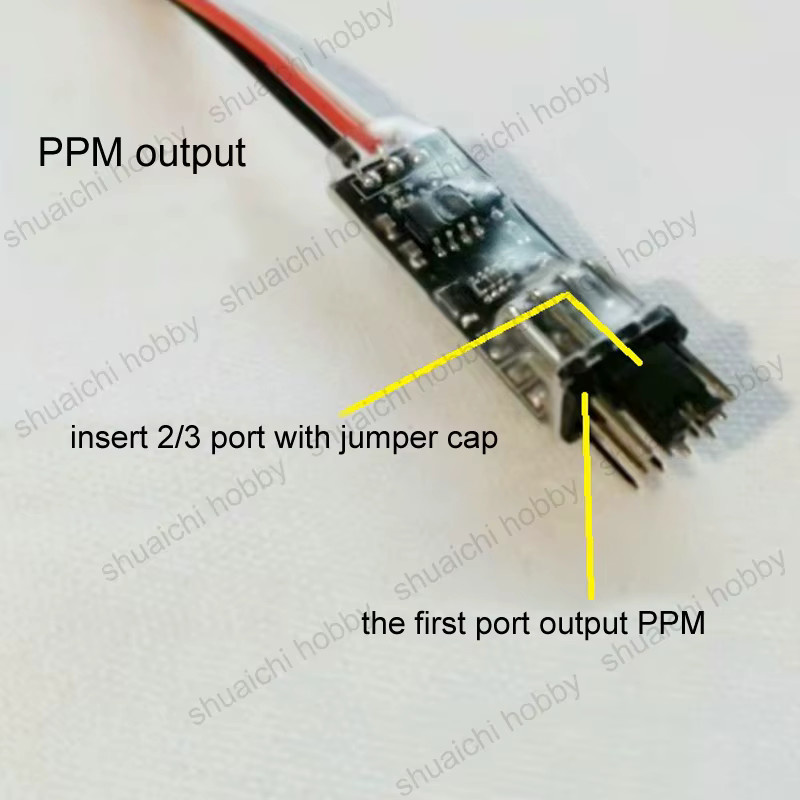 YUENHOANG Sbus zu PWM Wandler, 2-teiliges Set, 4ch PWM/1 kanal ppm Ausgang - Bild 2