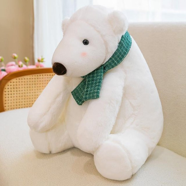 Joyful toys Eisbär Plüschtier Puppe, grün, 40cm - Bild 1