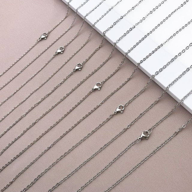 Karabinerverschluss Edelstahl, 1,6/2,0/2,4mm, Damen und Herren - Bild 1