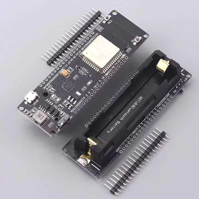 Snvi ESP32 ESP-32S Wireless WiFi und Bluetooth Entwicklungsboard mit 18650-Batteriehalter in Schwarz - Bild 3