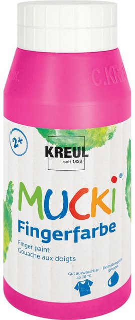 MUCKI Fingerfarbe Pink mit Bitterstoffen ab 3 Jahren - Bild 1