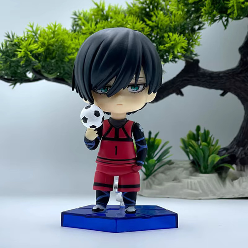 Bandai Blue Lock Q-Version Anime-Figuren Isagi Yoichi, Mikage Reo, Bachira Meguru, Modellpuppen, Spielzeug-Set - Bild 2