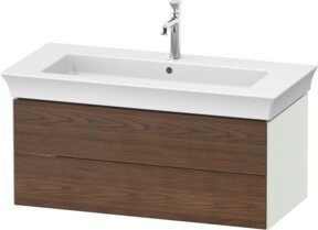 Duravit Waschtischunterschrank ohne Aufsatz White Tulip matt weiß, B/T/H: 98,4 x 45,8 x 41 cm - Bild 1