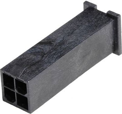 Molex Buchsengehäuse-Kabel Schwarz, 22 Polzahl, Rastermaß: 3mm, 442420010 - Bild 1
