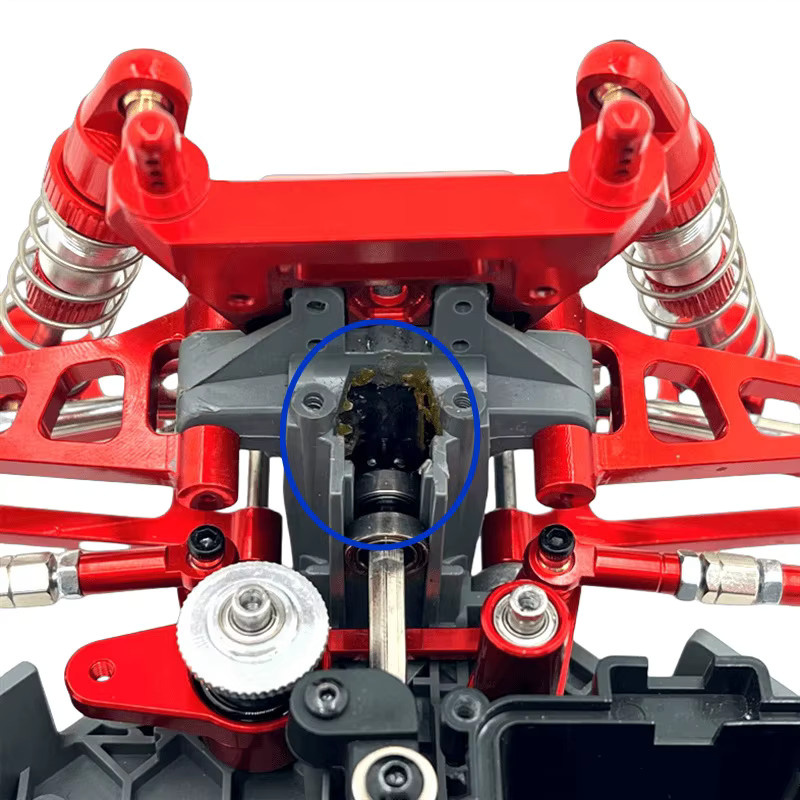MJX Planetengetriebe für Hyper GO, Metall, Upgrade-Teile, Schwarz - Bild 3
