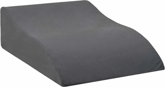 vidaXL Beinkissen Grau konturiert B/T/H: 68 x 40 x 18 cm - Bild 1