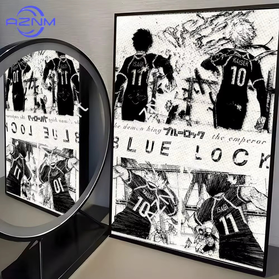 KAYOU Blue Lock Anime Poster aus modernem Papier in Mehrfarbig - Bild 2