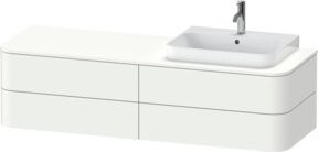 Duravit Waschtischunterschrank Happy D.2 Plus in Weiß Matt B/T: 160 x 55 cm - Bild 1