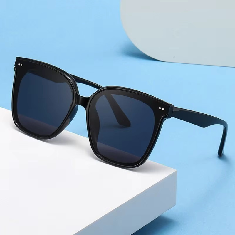 Sonnenbrille quadratisch, Vollrand, Kunststoff, schwarz, Unisex - Bild 2