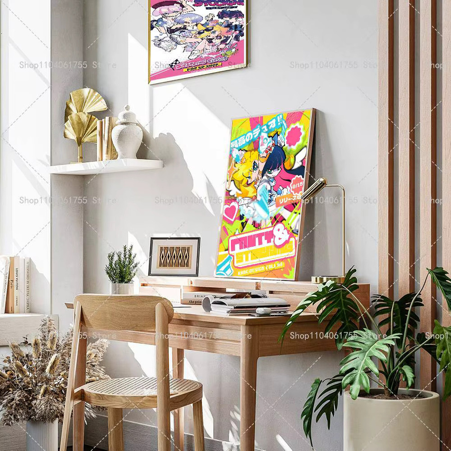 Selbstklebendes Anime Wandposter P-Panty And Stocking in Mehrfarbig - Bild 4