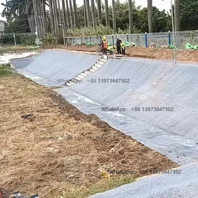 Faserzement-Matte zur Beton-Grabenverkleidung in Grau, Dicke: 10 mm - Bild 1