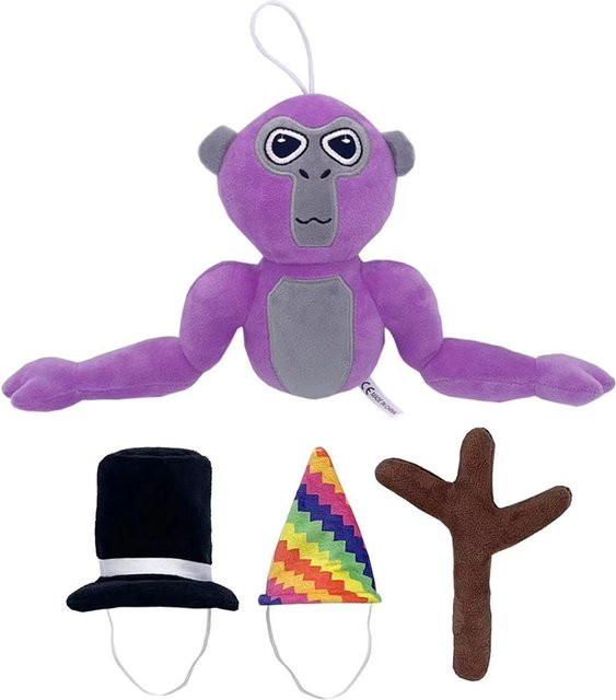 Yiran toy Gorilla Tag Monke Plüschtier, 20cm, ab 14 Jahre - Bild 1