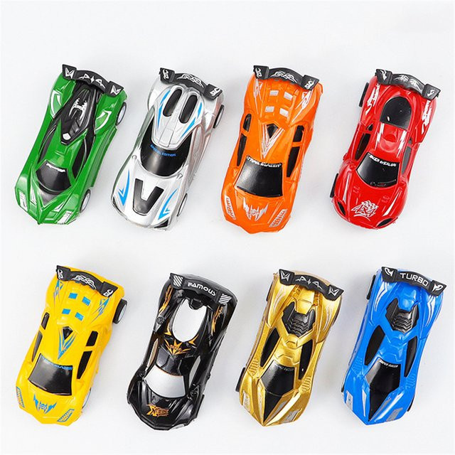 Mini Ziehen Auto Spielzeug, Racing Bus Auto Modell, 8-teiliges Set - Bild 1