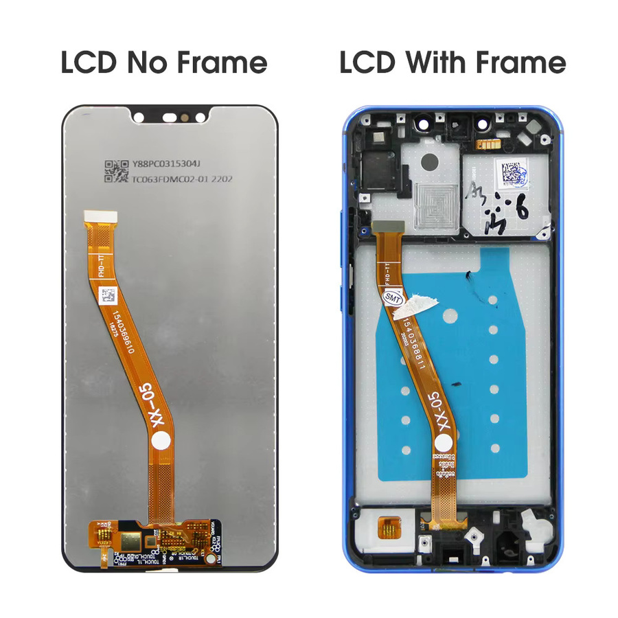 Huawei Ersatz LCD Display mit Rahmen und Touch Screen für Nova 3i und P Smart Plus in Schwarz, 6,3 Zoll - Bild 2
