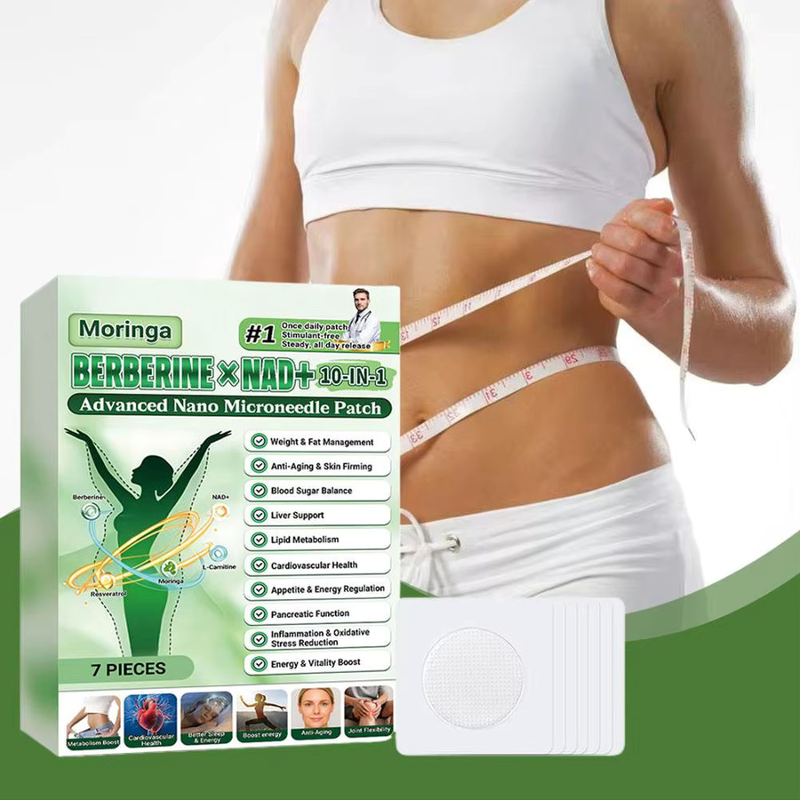 jaysuing Moringa NAD+ Nano-Mikronadel-Pflaster für den Körper, 7 Stück - Bild 2