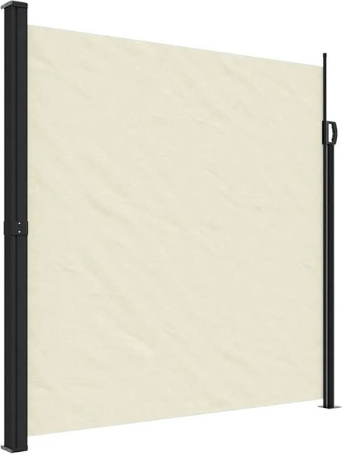 Furnicato Seitenmarkise ausziehbar in Creme mit Polyester und Stahl-Aluminium-Gestell B/H: 300 x 200 cm - Bild 1