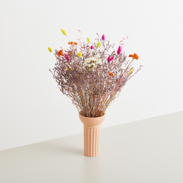 Trockenblumenstrauß Neon von BLUME2000 in Multicolor für die Tischdekoration - Bild 1