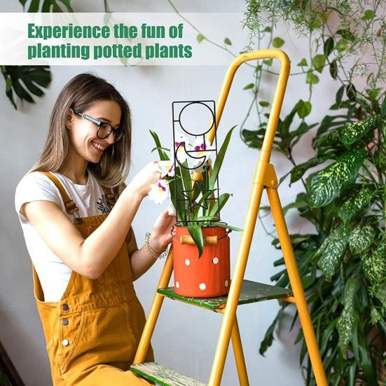 Amusedly Pflanzenstützstab aus Metall für Blumen, Gemüse und Kletterpflanzen - Bild 4