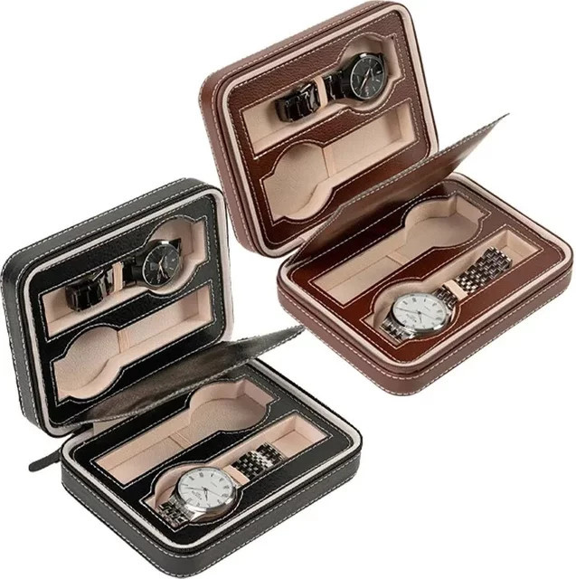 CAOWTAN Uhren Box, PU Leder, Staubdicht - Bild 1