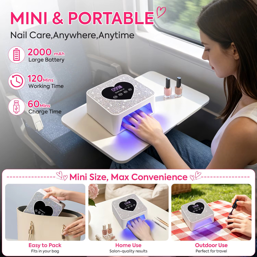 DianaBeauty UV-LED-Nagellampe, tragbar, wiederaufladbar - Bild 3
