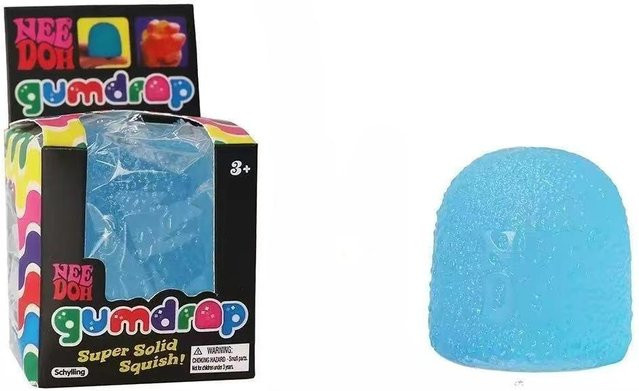 Schylling Needoh Gumdrop, Fidget Spielzeug, blau - Bild 1