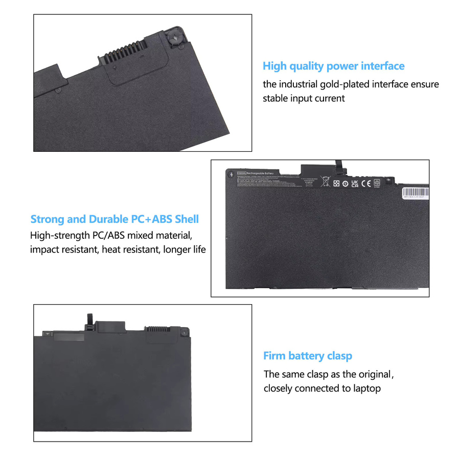 Oyomba CS03XL TA03XL Li-Ion Akku für HP EliteBook 745 755 840 850 G3 G4 848 G3 ZBook 15u G3 G4 in Schwarz - Bild 5