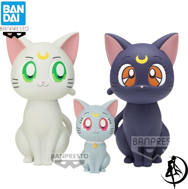 Bandai Sailor Moon Sofvimates Artemis Diana Luna, Sammlermodell - Bild 1
