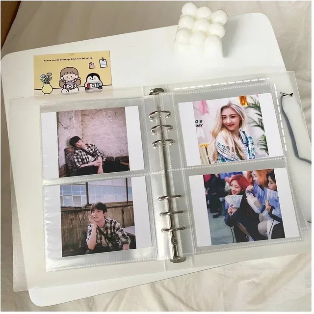 INS Mädchen-Herz-Album: Interaktives Sternenfänger-Fotoalbum mit Karten, Taschen und Einlagen für dein Tagebuch in Multicolor - Bild 1