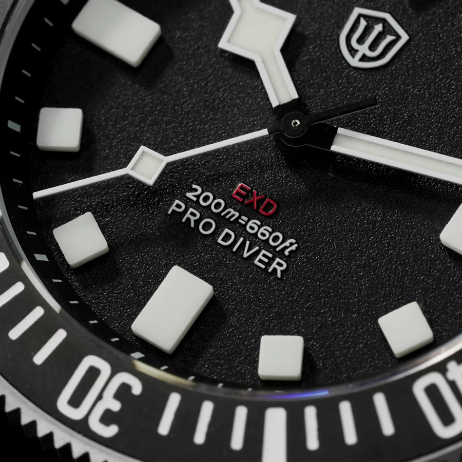 Watchdives Taucheruhr, Titan, Quarz, 40 mm, Blau, Herren - Bild 5