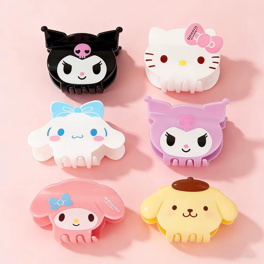 Sanrio Hello Kitty Haarklammern, Rosa, Damen - Bild 4