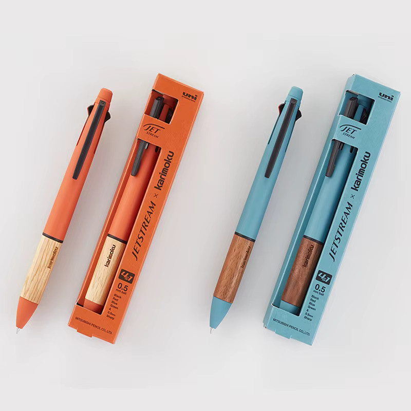 Mitsubishi Uni Jetstream MSXE5KF05.4 Multifunktionsstift Karimoku Limited Edition in Orange - Bild 1